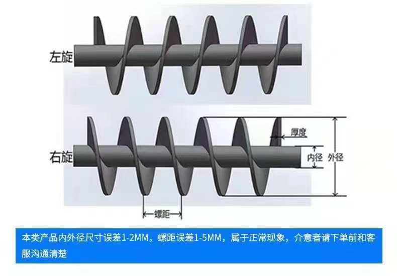 通化市不锈钢螺旋叶片螺旋蛟龙叶片 - 一站式服务